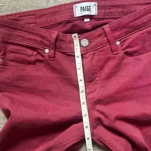 🔥PAIGE🔥 | Skyline ankle peg burgundy  pants size 29 - Picture 7 of 14